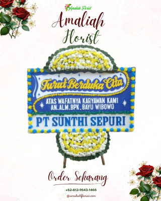 Papan Bunga Duka di Kleak
