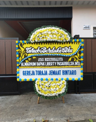 Papan Bunga Duka di Kleak
