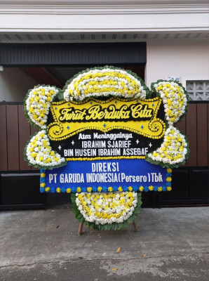 Papan Bunga Duka di Kleak